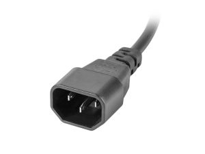 Filter Lanberg power distribution unit (PDU) 19"1U 10A 8 SOCKETS 2M, black