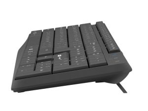 Natec Set 2 in 1 Keyboard Black Squid + Mouse Wireless US Layout
