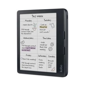 Четец за Е-книги Kobo Libra Colour e-Book Reader, E Ink Kaleido touchscreen 7 inch, 1680 x 1264, 32 GB, 2 GHz, Greutate 0.215 kg, Wireless Da, Comfort Light PRO, IPX8 - up to 60 mins in 2 metres of water, 15 file formats supported natively, Black