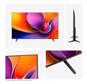 TV Hisense 43" A6Q, 4K Ultra HD 3840x2160, DLED, DFA, Precision Color, HDR 10+, HLG, Dolby Vision, Light sensor, Smart TV, WiFi, BT, AnyView Cast, Gaming Mode, 1xHDMI2 eArc, 3xHDMI, 2xUSB, LAN, CI+, DVB-T2/C/S2, Black