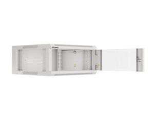Communication cabinet Lanberg rack cabinet 19" wall-mounted 4U 600 fast assembly (flat pack) gray