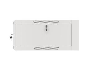 Communication cabinet Lanberg rack cabinet 19" wall-mounted 4U 600 fast assembly (flat pack) gray
