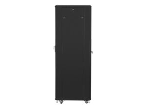 Communication cabinet Lanberg rack cabinet 19" free-standing 42U/600x800 (flat pack) with mesh door black