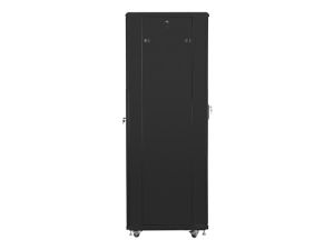 Communication cabinet Lanberg rack cabinet 19" free-standing 42U/600x800 (flat pack) with mesh door black