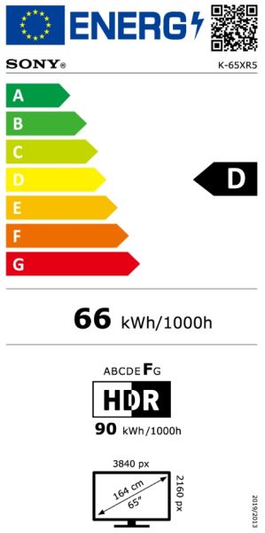 TV Sony K-65XR55 65" 4K HDR TV BRAVIA 5 , Mini LED, XR Processor, Triluminos PRO, Live Color, XR Backlight Master Drive, XR Motion Clarity, Acoustic Multi Audio, X-Balanced Speaker, Dolby Atmos, 4xHDMI, 2xUSB, Android TV, Google TV