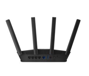 Asus Wireless Router, RT-BE58U, BE3600, Dual-Band, Quad-Core 2.0GHz CPU, 256MB/1GB Flash/RAM, 4K-QAM, 2.5G port, AiProtection Pro, NAT Passthrough, VPN, multiple SSIDs, IPTV, Beamforming, 4G LTE/5G Mobile Tethering, AiMesh, Black