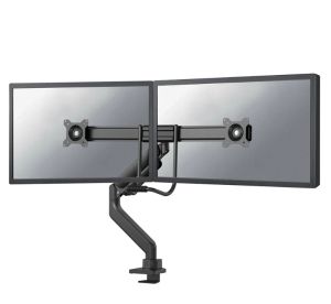 Стойка Neomounts Screen Desk Mount 2 screens (topfix clamp & grommet) for 2 Monitor Screens, Black