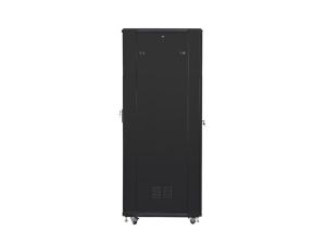 Communication cabinet Lanberg rack cabinet 19" free-standing 42U / 800x800 self-assembly flat pack, black