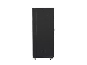 Communication cabinet Lanberg rack cabinet 19" free-standing 42U / 800x800 self-assembly flat pack, black