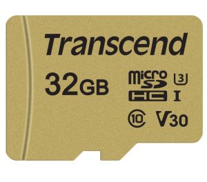 Memory Transcend 32GB micro SD UHS-I U3 (with adapter), MLC
