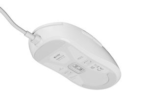 Mouse Fury Gaming Mouse Tanto T4 12000DPI Optical With Software RGB Backlight White