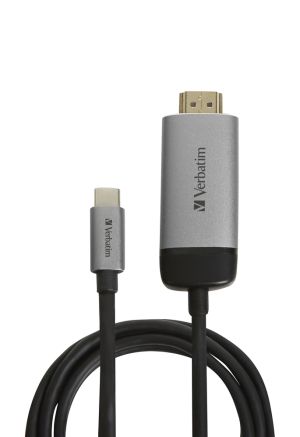 Verbatim USB-C to HDMI Adapter - USB 3.1 Gen 1/HDMI 1.5m Cable