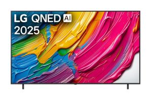 TV LG 86QNED80A3A, 86" 4K QNED HDR Smart TV, 3840x2160, DVB-T2/C/S2, Alpha 7 AI Processor, HDR10 / HLG, webOS 25 ThinQ, VRR / ALLM / HGiG, 4K Upscaling, WiFi 5, Voice Controll, Bluetooth 5.1, AirPlay 2, LAN, CI, HDMI, SPDIF, Google Cast, 2 poles Sta