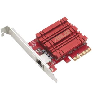 Adapter Asus PCIe Adapter, XG-C100C V3, 10GBase-T PCIe Ethernet Network Adapter, backward compatible with 5/2.5/1 Gbps and 100Mbps; RJ45 port and built-in QoS