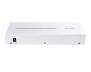 Router Asus Business Gigabit PoE+ VPN Wired Router, ExpertWiFi EBG19P, 8 PoE+ ports, 123W, 1 gigabit WAN+2 gigabit WAN/LAN, USB 3.2, PoE centralized control, SDN, guest portal, Multi-WAN, Commercial-Grade Network Security & VPN, wall mounting, White