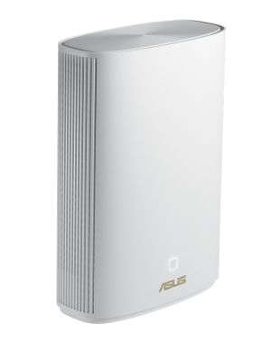 Mesh system Asus Mesh WiFi, ZenWiFi AX Hybrid XP4 1PK, AX1800 + AV1300, Dual-Band, coverage up to 260m2, Quad-Core 1.2GHz CPU, 256MB/512MB Flash/RAM, Gigabit, AiProtection Pro, Adaptive QoS, VPN server/client, IPTV, OFDMA, Beamforming, AiMesh, White