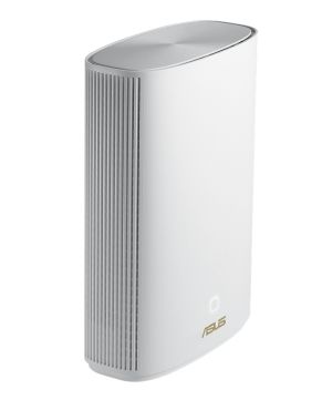 Mesh system Asus Mesh WiFi, ZenWiFi AX Hybrid XP4 1PK, AX1800 + AV1300, Dual-Band, coverage up to 260m2, Quad-Core 1.2GHz CPU, 256MB/512MB Flash/RAM, Gigabit, AiProtection Pro, Adaptive QoS, VPN server/client, IPTV, OFDMA, Beamforming, AiMesh, White
