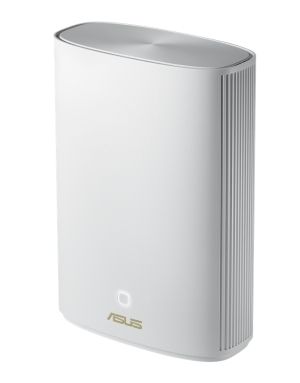 Mesh system Asus Mesh WiFi, ZenWiFi AX Hybrid XP4 1PK, AX1800 + AV1300, Dual-Band, coverage up to 260m2, Quad-Core 1.2GHz CPU, 256MB/512MB Flash/RAM, Gigabit, AiProtection Pro, Adaptive QoS, VPN server/client, IPTV, OFDMA, Beamforming, AiMesh, White