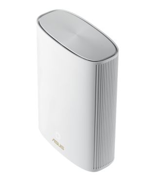 Mesh system Asus Mesh WiFi, ZenWiFi AX Hybrid XP4 1PK, AX1800 + AV1300, Dual-Band, coverage up to 260m2, Quad-Core 1.2GHz CPU, 256MB/512MB Flash/RAM, Gigabit, AiProtection Pro, Adaptive QoS, VPN server/client, IPTV, OFDMA, Beamforming, AiMesh, White