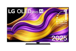 TV LG OLED65G53LS, 65" UHD OLED evo, 4K (3840 x 2160), DVB-C/T2/S2, Full Cinema Screen, Alpha 11 AI 4K, 120Hz Native (VRR 144Hz), ThinQ AI, HDR10, VRR, NVIDIA G-SYNC, AMD FreeSync, Dolby Vision, Dolby Atmos, Wi-Fi 6, Bluetooth, HDMI, USB, Airplay 2