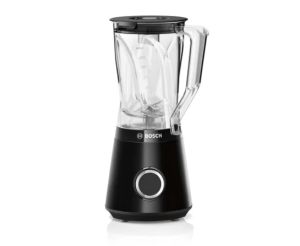 Блендер Bosch MMB6141B Series 4, VitaPower Blender, 1200 W, Tritan blender jug 1.5 l, Two speed settings and pulse function, ProEdge stainless steel blades made in Solingen, Black
