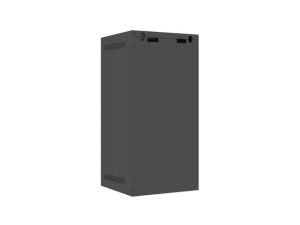 Communication cabinet Lanberg rack cabinet 10" wall-mount 12U/280x310 (flat pack) with glass door black