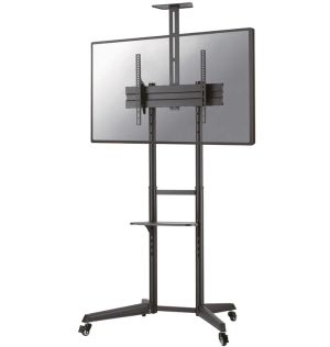 Стойка Neomounts Mobile Floor Stand incl. AV- and cam shelf (height adjustable: 128.5-145 cm)
