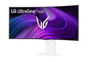 Monitor LG 39GX90SA-W, 39", OLED UltraGear 21:9 Curved Smart, IPS 0.03 ms, WQHD (3440x1440), 240Hz, HDR 10, 1500000:1, 250 cd/m2, DCI-P3 98.5%, USB 3.0, VRR, Free-sync, G-Sync, USB-C, PD 65W, HDMI, DP, PBP, Speakers, LG Switch, Height, Swivel, Tilt, White