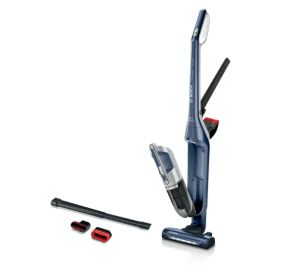 Vacuum cleaner Bosch BBH3K2800, Cordless Handstick Vacuum cleaner 2 in 1 Flexxo Gen2, Serie 4, 28V, 82 dB(A), AllFloor Power Brush with LEDs, built-in accessories, Blue