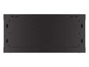 Communication cabinet Lanberg rack cabinet 19" wall-mount 4U/600x450 with perforated door black (flat pack)