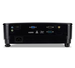 Multimedia projector Acer Projector X1123HP, DLP, SVGA (800x600), 4000 ANSI Lumens, 20000:1, 3D, HDMI, VGA, RCA, Audio in, Audio out, VGA out, Speaker 3W, Bluelight Shield, LumiSense, 3D, 2.4kg, Lamp life up to 15000 hours, Black