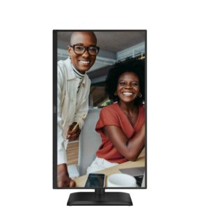 Монитор AOC 24E4U, 23.8" IPS WLED, 1920x1080@120Hz, 4ms GtG, 300cd m/2, 1500:1, 20M:1 DCR, Adaptive Sync, FlickerFree, Anti Blue Light, 2Wx2, Tilt, Height Adjust, Pivot, Swivel, D-SUB, HDMI, USB Hub