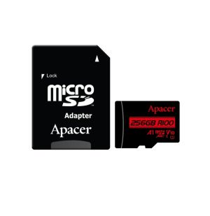 Memory Apacer 256GB microSDHC/SDXC UHS-I U1 V10 A1 (1 adapter)