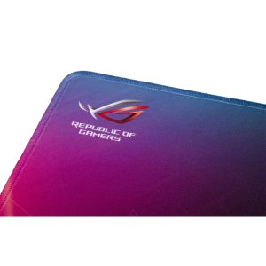 Mouse pad Asus ROG Strix Edge large, vertical gaming mouse pad with gaming-optimized surface, full-color anti-fray stitched edges and a non-slip rubber base