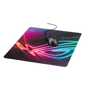 Mouse pad Asus ROG Strix Edge large, vertical gaming mouse pad with gaming-optimized surface, full-color anti-fray stitched edges and a non-slip rubber base