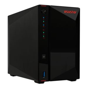 Network storage Asustor Nimbustor AS5402T, 2 Bay NAS, Quad-Core 2.0GHz CPU, Dual 2.5GbE Ports, 4GB SO-DIMM DDR4 (Max. 16GB), Four M.2 SSD Slots (Diskless), 3x USB 3.2 Gen 1 Type A , WOW (Wake on WAN), WOL, System Sleep Mode, AES-NI hardware encryption, Bl