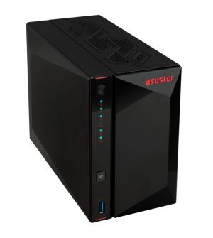 Network storage Asustor Nimbustor AS5402T, 2 Bay NAS, Quad-Core 2.0GHz CPU, Dual 2.5GbE Ports, 4GB SO-DIMM DDR4 (Max. 16GB), Four M.2 SSD Slots (Diskless), 3x USB 3.2 Gen 1 Type A , WOW (Wake on WAN), WOL, System Sleep Mode, AES-NI hardware encryption, Bl
