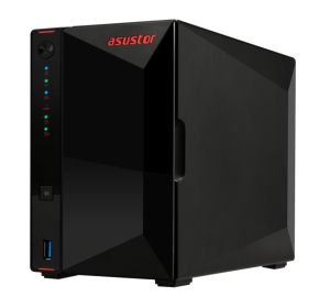 Network storage Asustor Nimbustor AS5402T, 2 Bay NAS, Quad-Core 2.0GHz CPU, Dual 2.5GbE Ports, 4GB SO-DIMM DDR4 (Max. 16GB), Four M.2 SSD Slots (Diskless), 3x USB 3.2 Gen 1 Type A , WOW (Wake on WAN), WOL, System Sleep Mode, AES-NI hardware encryption, Bl