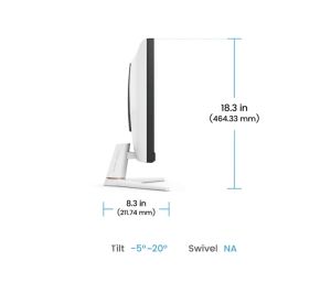 Монитор BenQ MOBIUZ EX271, 27", IPS, 180Hz, 1ms, 1920x1080 FHD, HDR400, Gaming Monitor, Color Vibrance, Light Tuner, FreeSync, Compatible with all Console (PS5 Xbox Switch Steam Deck), B.I.+, LBL, 400 nits, 1000:1, HDMI, DP, Speaker 2.5W x2,  6kg. WHITE