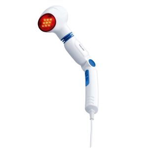 Масажор Beurer MG 40 infrared massager; Soothing vibration massage; Rotating massage head and 3-way adjustable handle; Infrared heat; 3 function levels; 4 interchangeable massage attachments