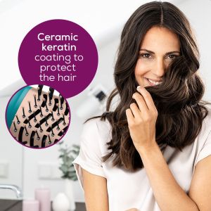 Електрическа четка за коса Beurer HC 45 Ocean 2-in-1 volumising hair dryer brush,  ionic function, caremic coating, 1000W, 2 heat and blower settings incl. cold air function