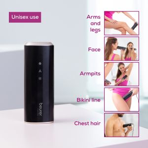 Фотоепилатор Beurer IPL 7800 Cool Pro IPL hair removal device; State-of-the-art IPL light technology; 3.8 cmІ light area; UV filter; built-in skin contact sensor; "auto flash" mode