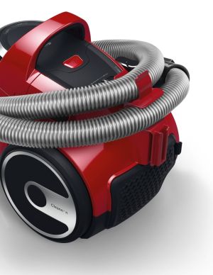 Vacuum cleaner Bosch BGC05AAA2, Vacuum Cleaner, 700 W, Bagless type, 1.5 L, 78 dB(A), Energy efficiency class A, chili red/black