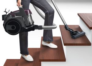 Vacuum cleaner Bosch BGC05AAA1, Vacuum Cleaner, 700 W, Bagless type, 1.5 L, 78 dB(A), Energy efficiency class A, purple/stone gray