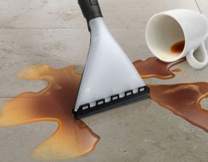 Bosch BWD421PET vacuum cleaner, 3in1 vacuum cleaner for dry and wet cleaning, 2.5 lt dust container, 2100 W, HEPA H13, 12 m radius, liquid pick-up nozzles, parquet brush, turbo brush, mattress brush, water tank: 5 l, tornado red-black