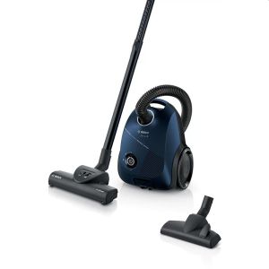 Vacuum cleaner Bosch BGBS2BU1T, Vacuum cleaner with bag 3.5 l, Series 2, 850W, 80 dB(A), blue