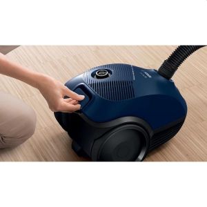 Vacuum cleaner Bosch BGBS2BU1T, Vacuum cleaner with bag 3.5 l, Series 2, 850W, 80 dB(A), blue