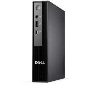 Desktop computer Dell Pro Micro QCM1250, Intel Core Ultra 5 235 (13 TOPS NPU, 14 cores, up to 5.0GHz), 16 GB: 1 x 16 GB, DDR5, up to 5600 MT/s, 512GB SSD, Integrated Graphics, Wi-Fi 6E, Bulgarian Keyboard&Mouse, 90W, Win 11Pro, 3Y PS