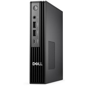 Desktop computer Dell Pro Micro Plus QBM1250, Intel Core Ultra 5 235 (13 TOPS NPU, 14 cores, up to 5.0GHz), 16 GB: 1 x 16 GB, DDR5, up to 5600 MT/s, 512GB SSD TLC, Integrated Graphics, Wi-Fi 6E, Bulgarian Keyboard&Mouse, 180W, Ubuntu, 3Y PS