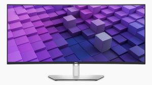 Monitor Dell U3824DW, 37.5'' UltraSharp Curved WQHD+(3840x1600) AG, IPS, 21:9, 5ms, 2000:1, 300 cd/m2, PD 90W, 100% Srgb, HDMI, DP, USB-C Hub, USB 3.2, RJ45, Speakers, Height Adjustable, Swivel, Tilt, Black